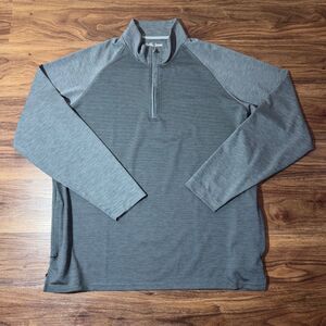 Bobby Jones X-H20 1/4 Zip Pullover Sweater Gray Mens 2XL Golf Casual Polyester